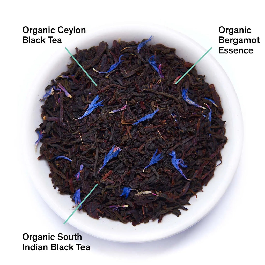 Organic Earl Grey Black Tea with Bergamot and Cornflower - Image 2