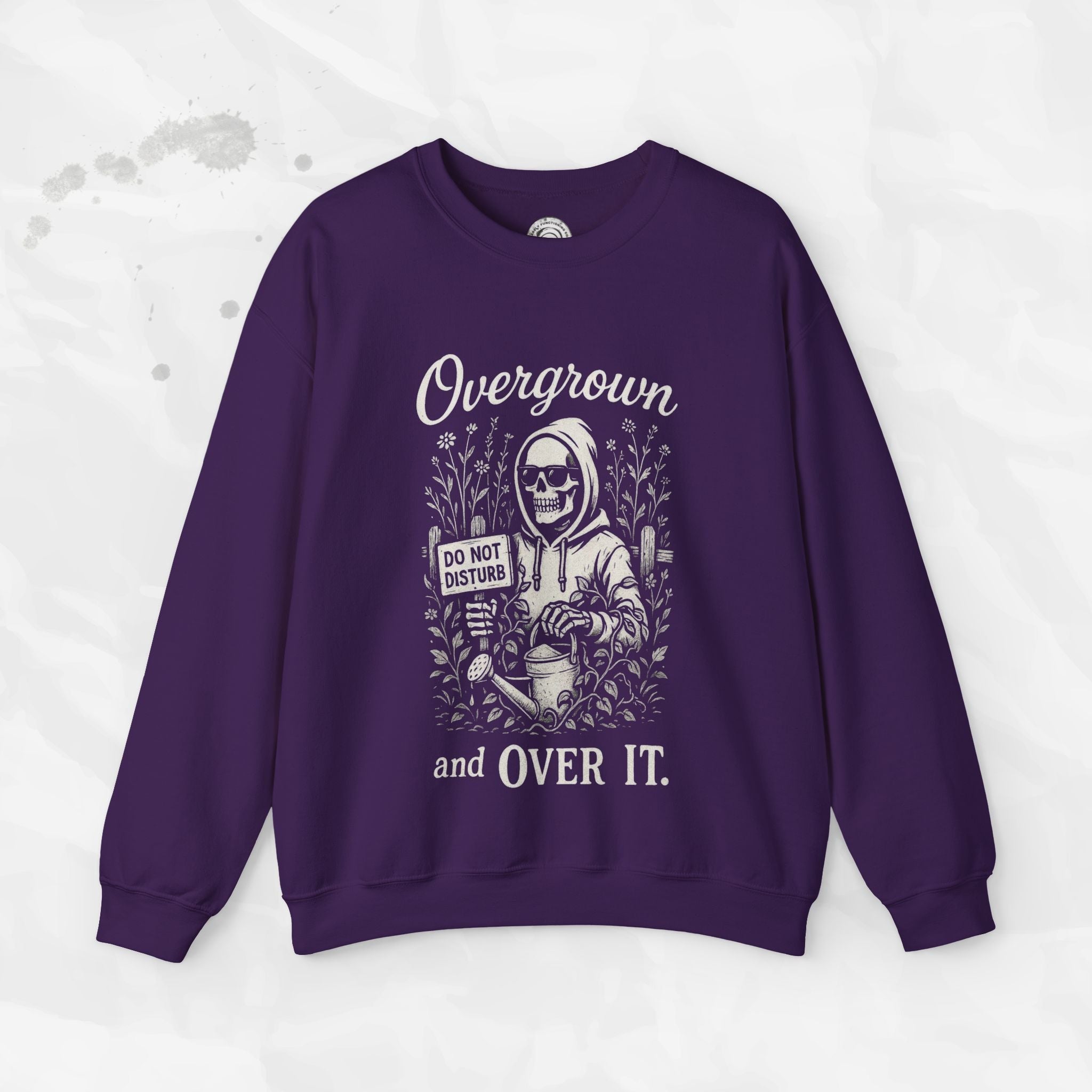 Overgrown and Over It - Crewneck Sweatshirt