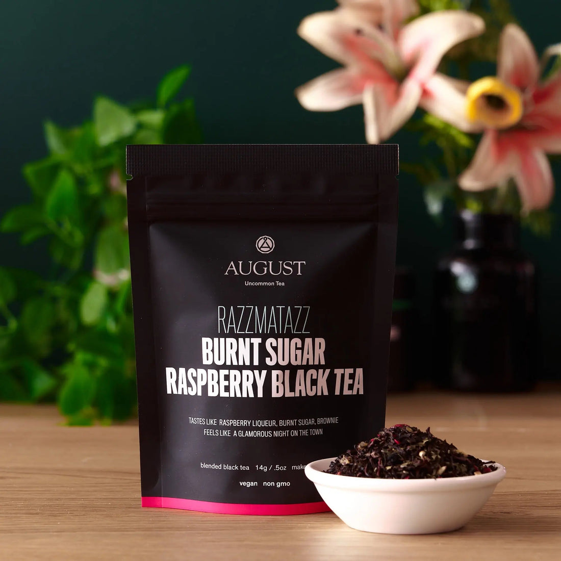 Razzmatazz Raspberry Burnt Sugar Loose Leaf Black Tea Blend - Image 4