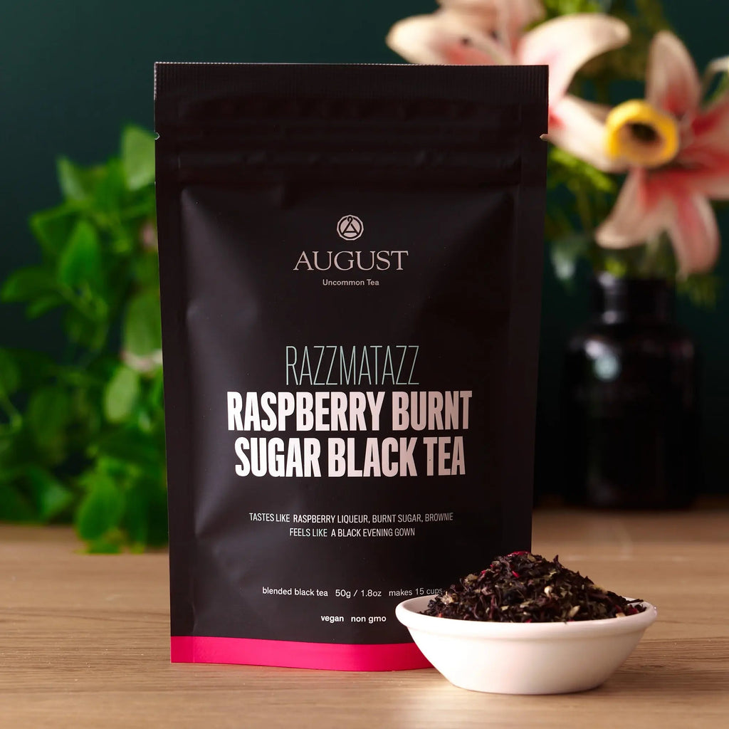 Razzmatazz Raspberry Burnt Sugar Loose Leaf Black Tea Blend - Image 2
