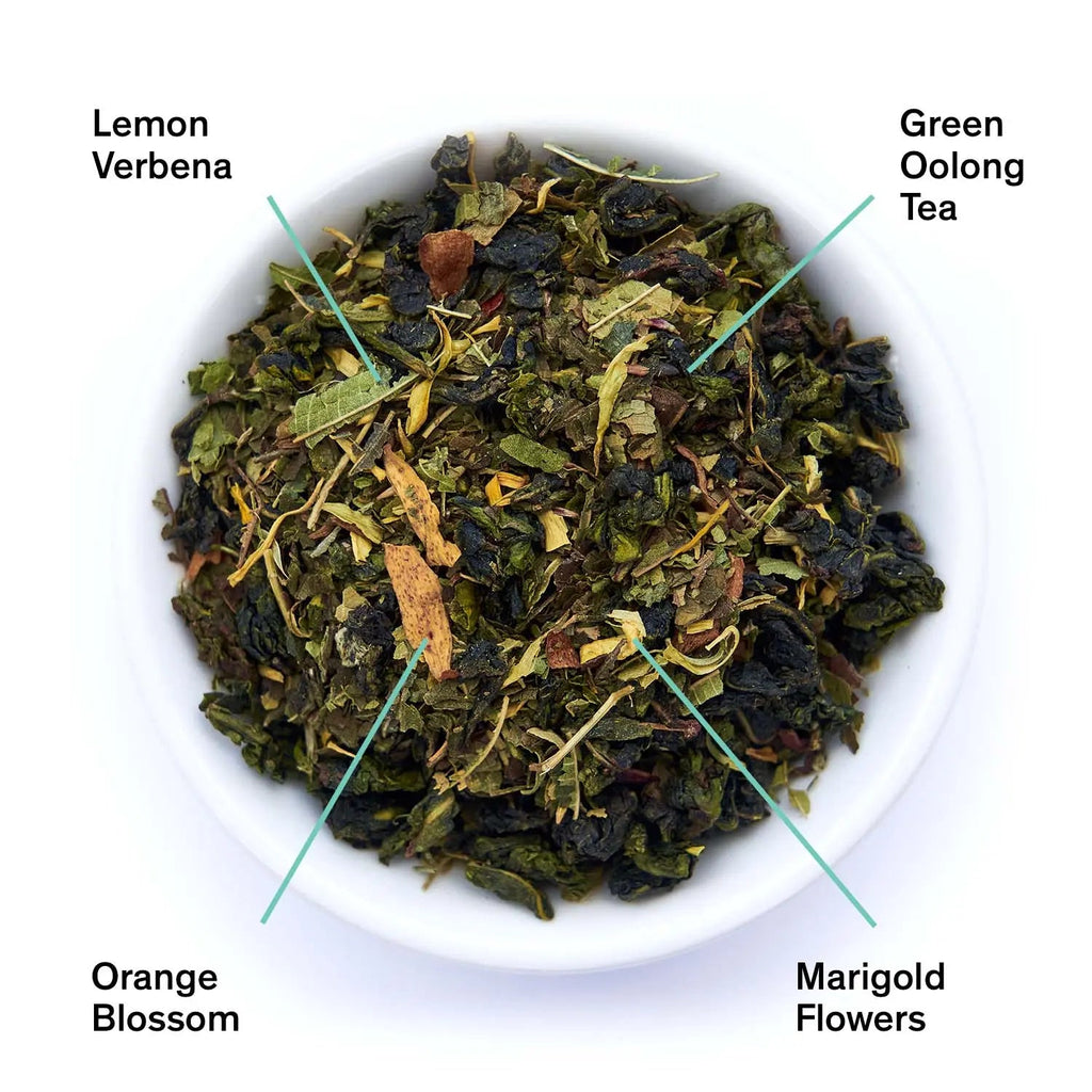 Superbloom Sweet Lemon Oolong Green Tea Blend 50g - Image 2