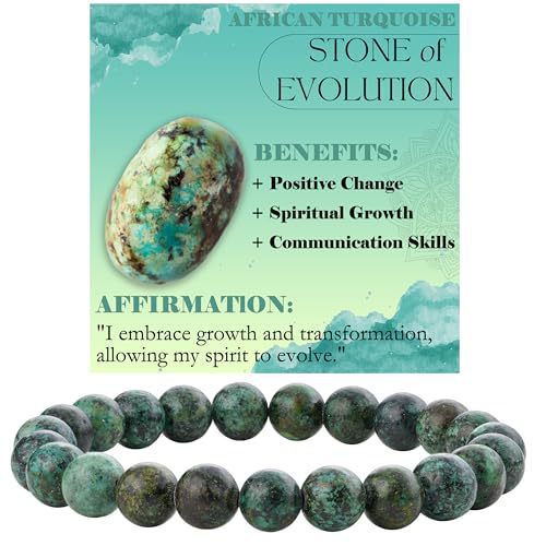 8mm Natural Stone Bead Bracelet – Handcrafted Gemstone Jewelry