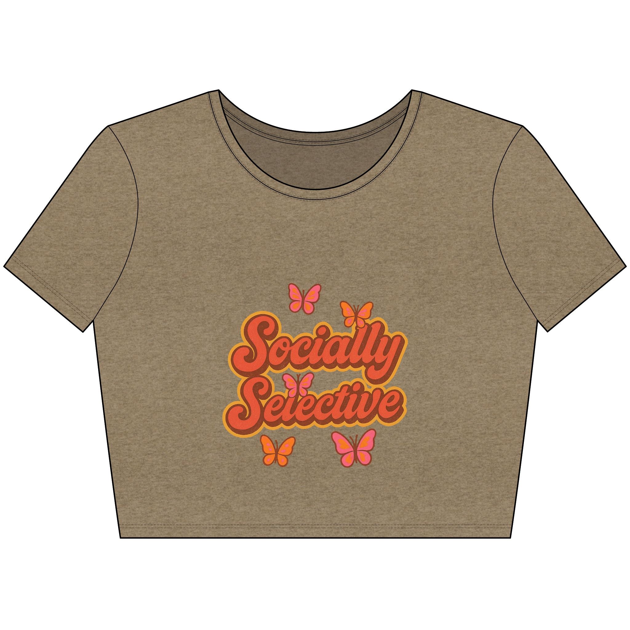 Socially Selective - Crop Top