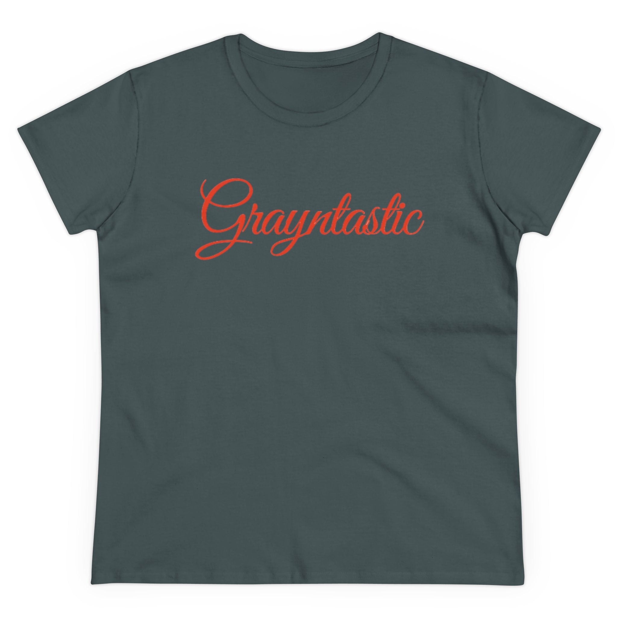 Women's Midweight Cotton T-Shirt - Casual Minimalist Crew
