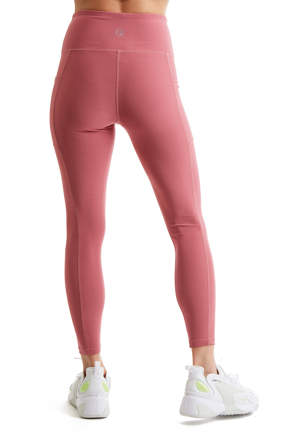 Women's 7/8 High-Rise Leggings with Side Phone Pockets - Athletic