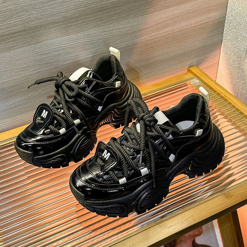 Women's Harajuku Style Chunky Platform Casual Sneakers - Image 5