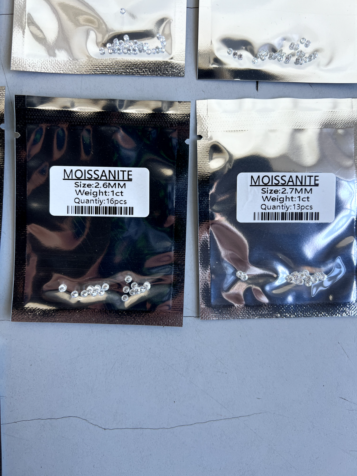 Loose Moissanite 1ct Parcel Melee