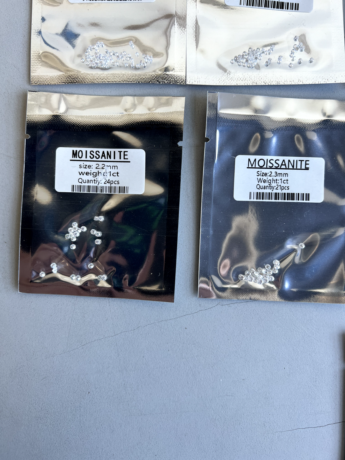 Loose Moissanite 1ct Parcel Melee