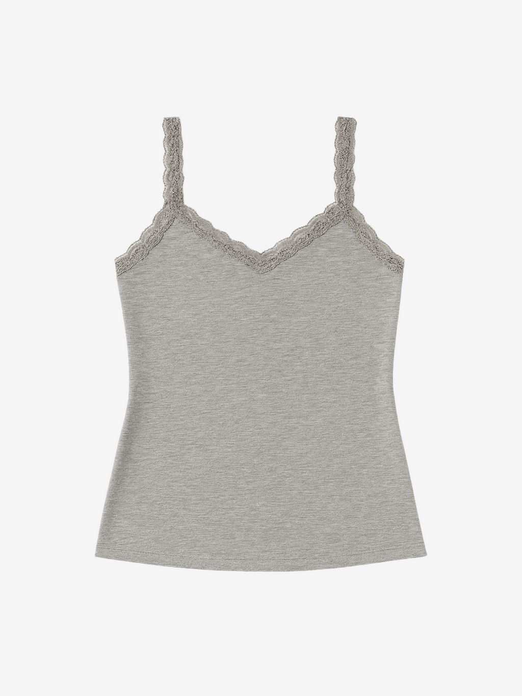 Ginger Lace Trim Cami with Moisture-Wicking Fabric