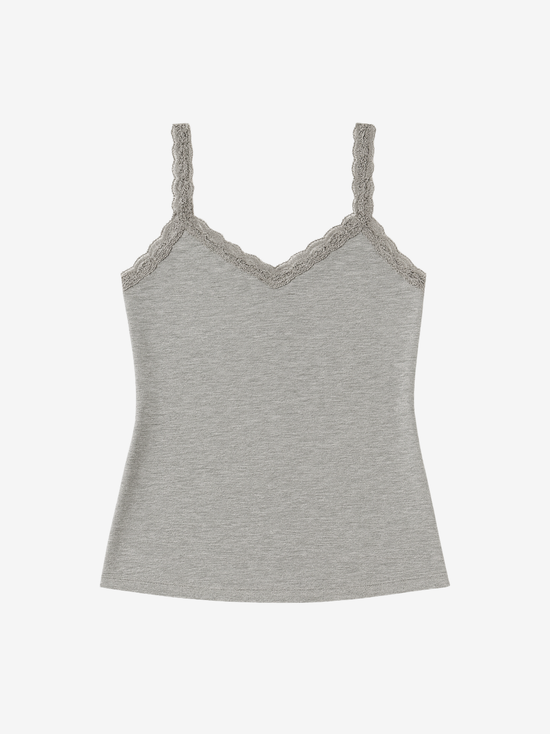 Ginger Lace Trim Cami with Moisture-Wicking Fabric