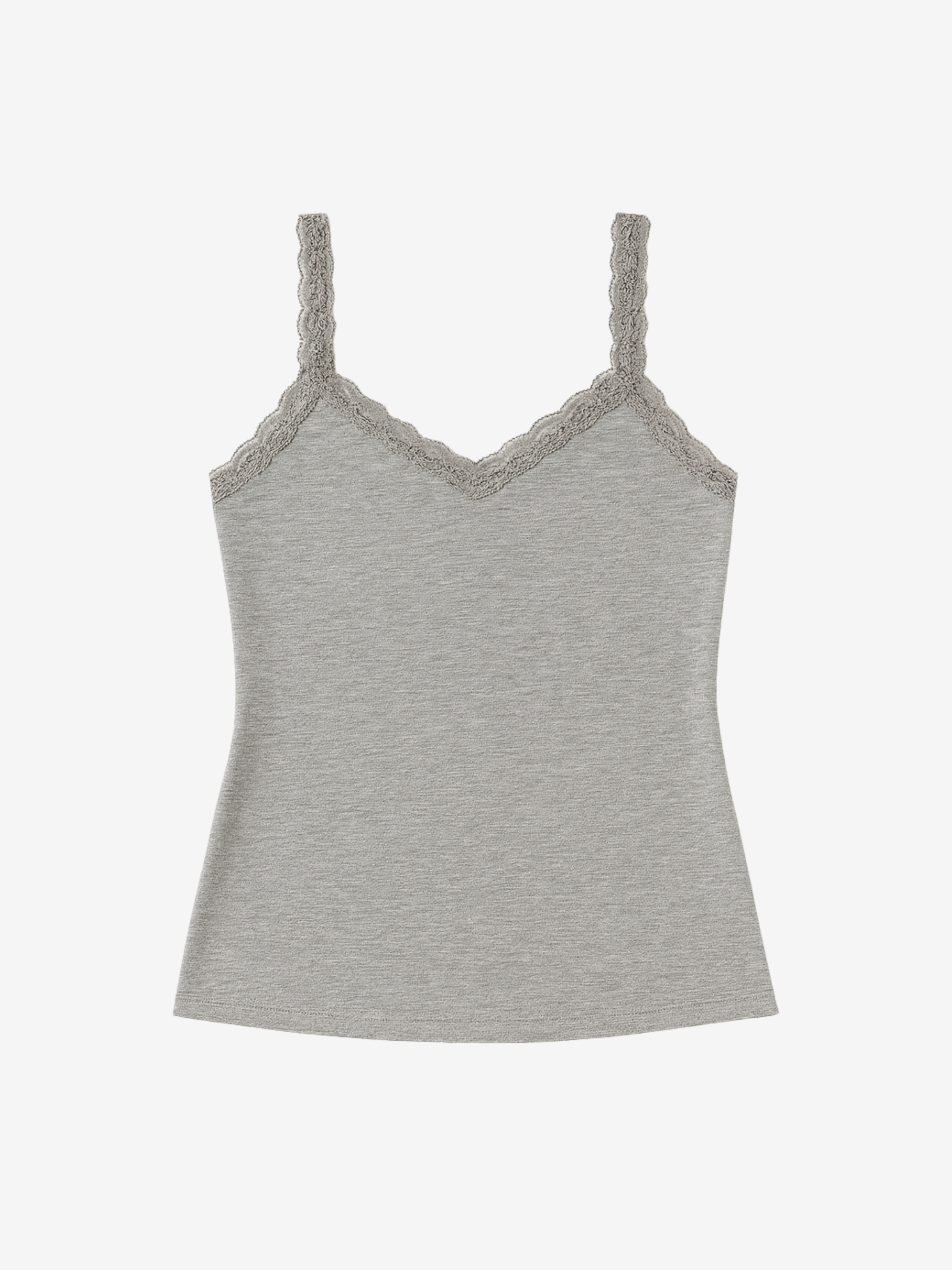 Ginger Lace Trim Cami with Moisture-Wicking Fabric