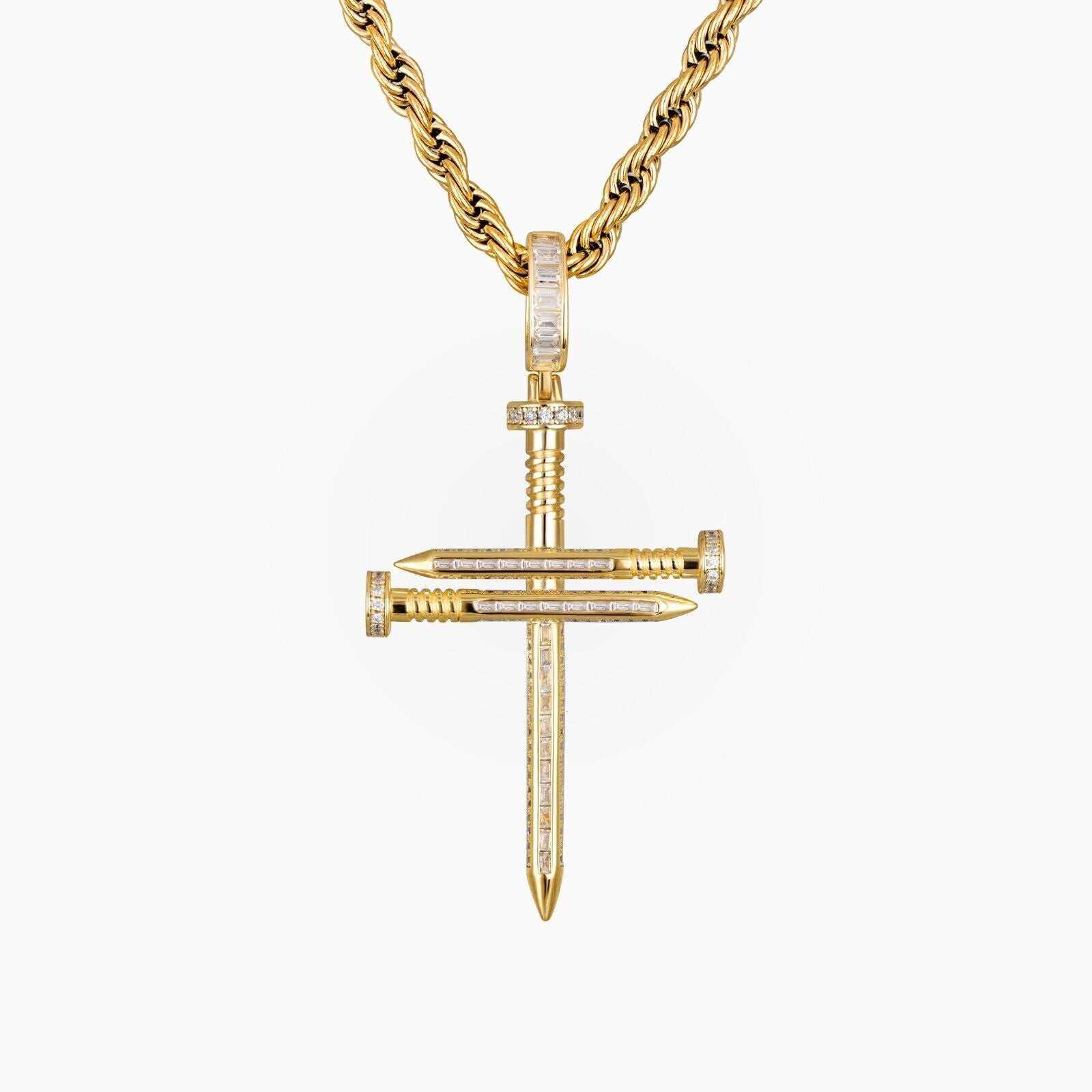 Nail Cross Pendant