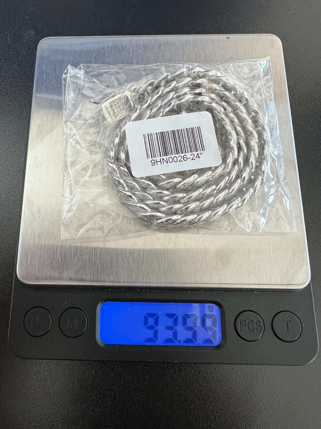 9MM Moissanite Real Miami Cuban Chain Necklace