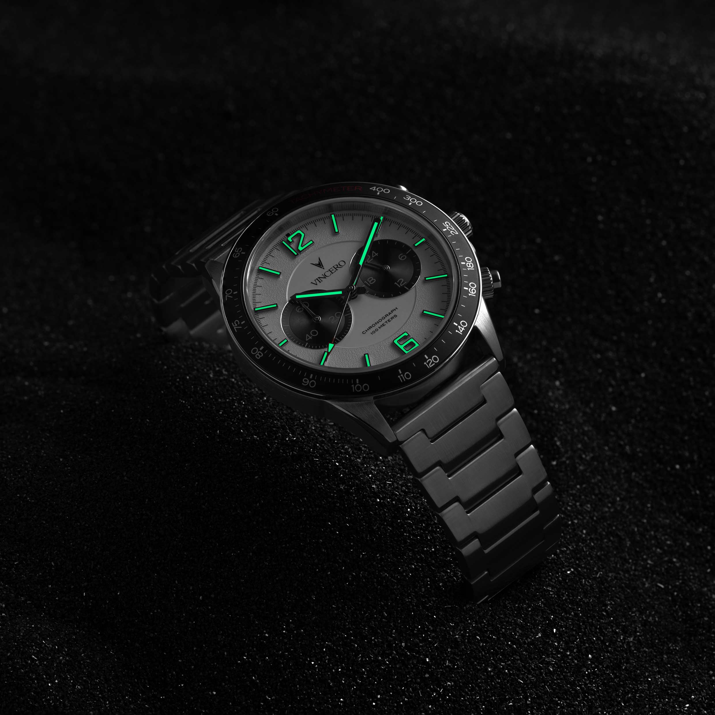 The Apex Panda Watch - 42mm Chronograph Wristwatch