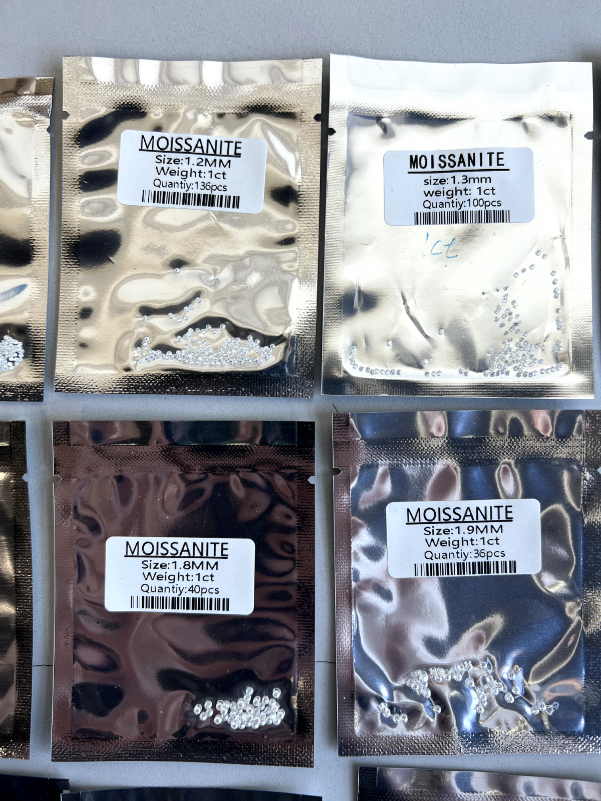 Loose Moissanite 1ct Parcel Melee