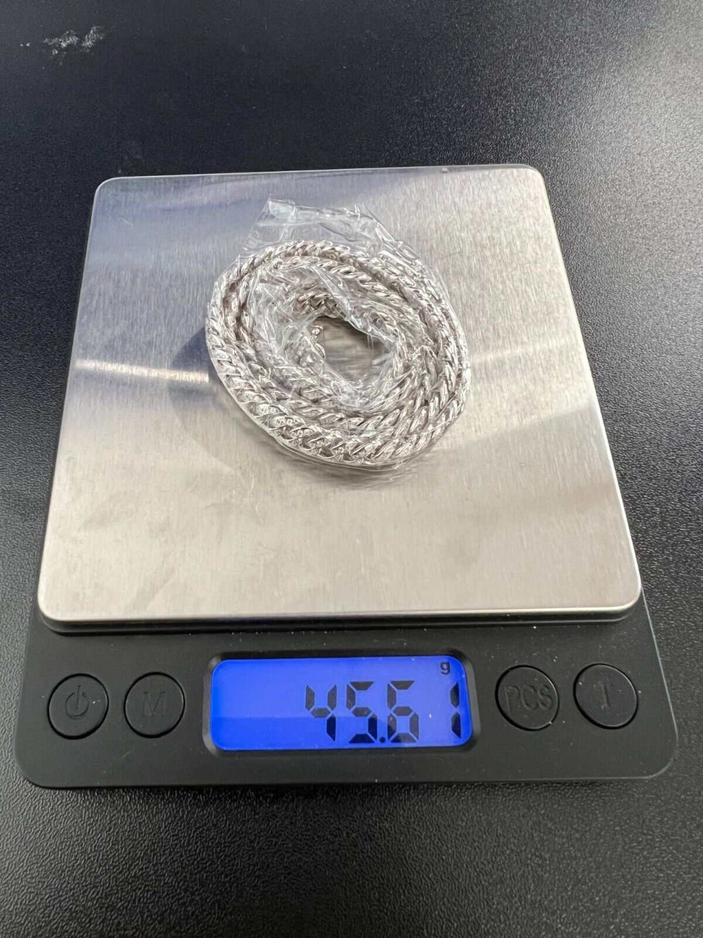 Mens Real Moissanite Iced Cuban Link Chain Solid 925 Sterling Silver Hip Hop