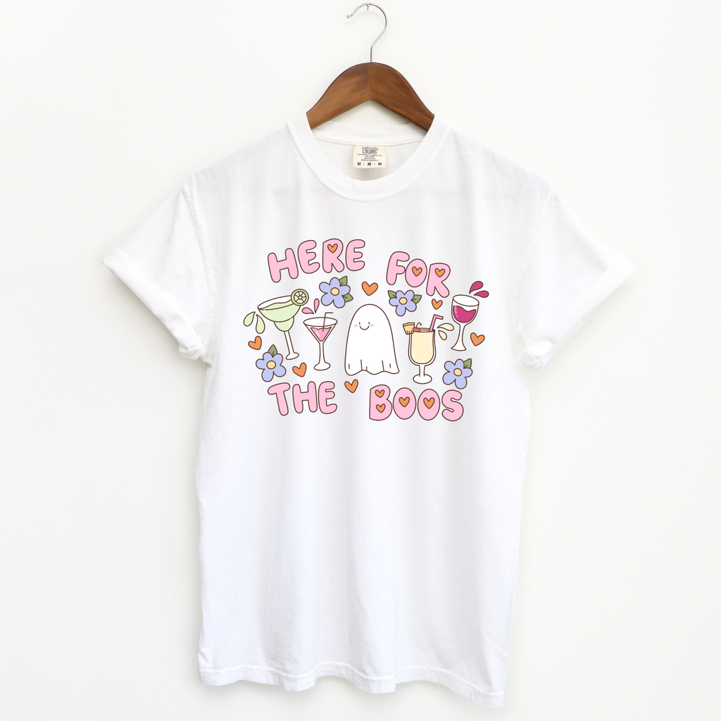Here for the Boos Oversized Adult Tee