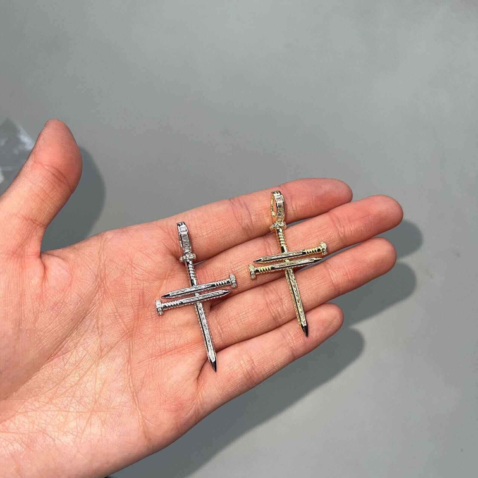 Nail Cross Pendant