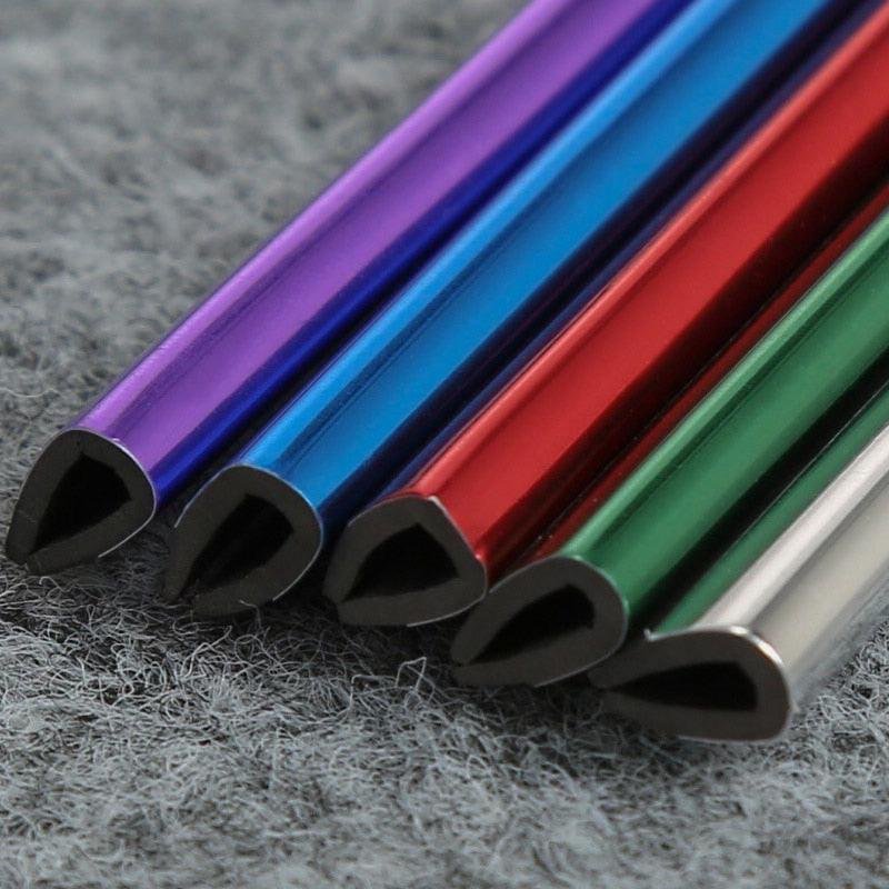 10pcs 20cm Air Vent Trim Strips - Flexible Metallic Car Interior Decor