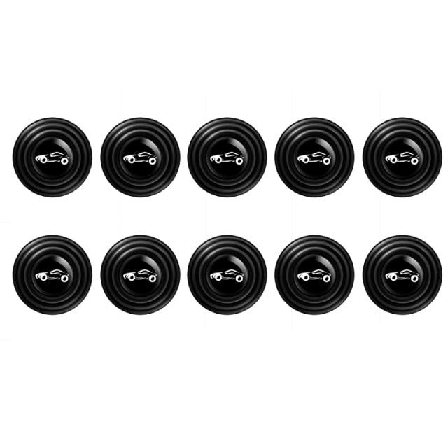 10pcs Car Door Anti-Collision Silicone Shock Absorber Gaskets