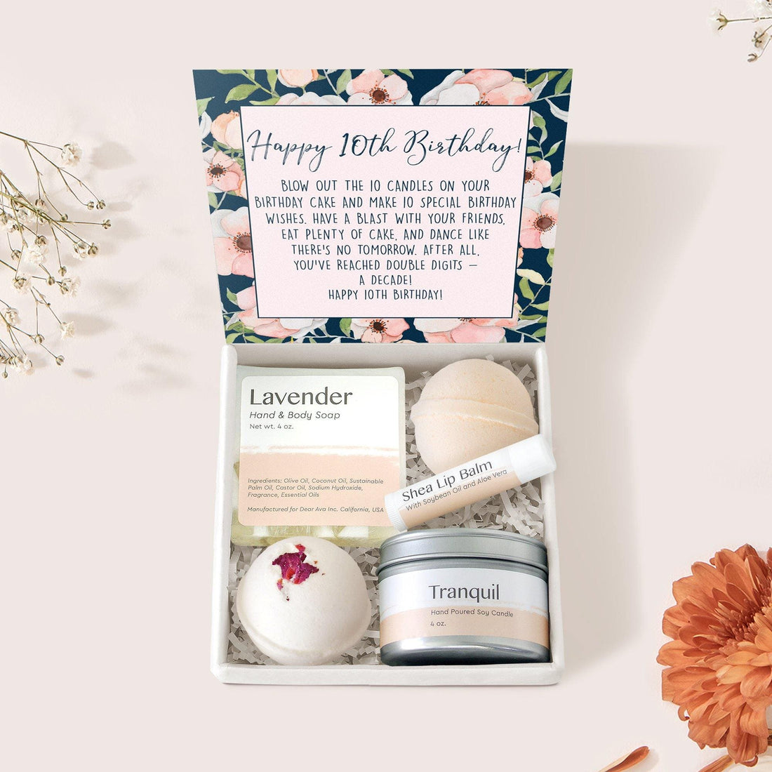 10th Birthday Gift Spa Gift Box