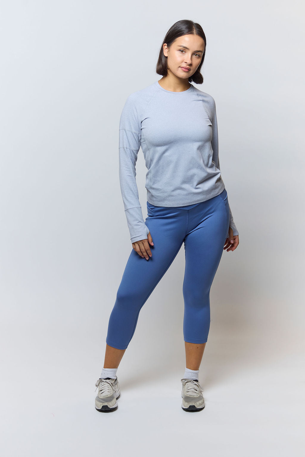 Women's Long Sleeve Athletic Top Moisture Wicking Performance Shirt - Image 12