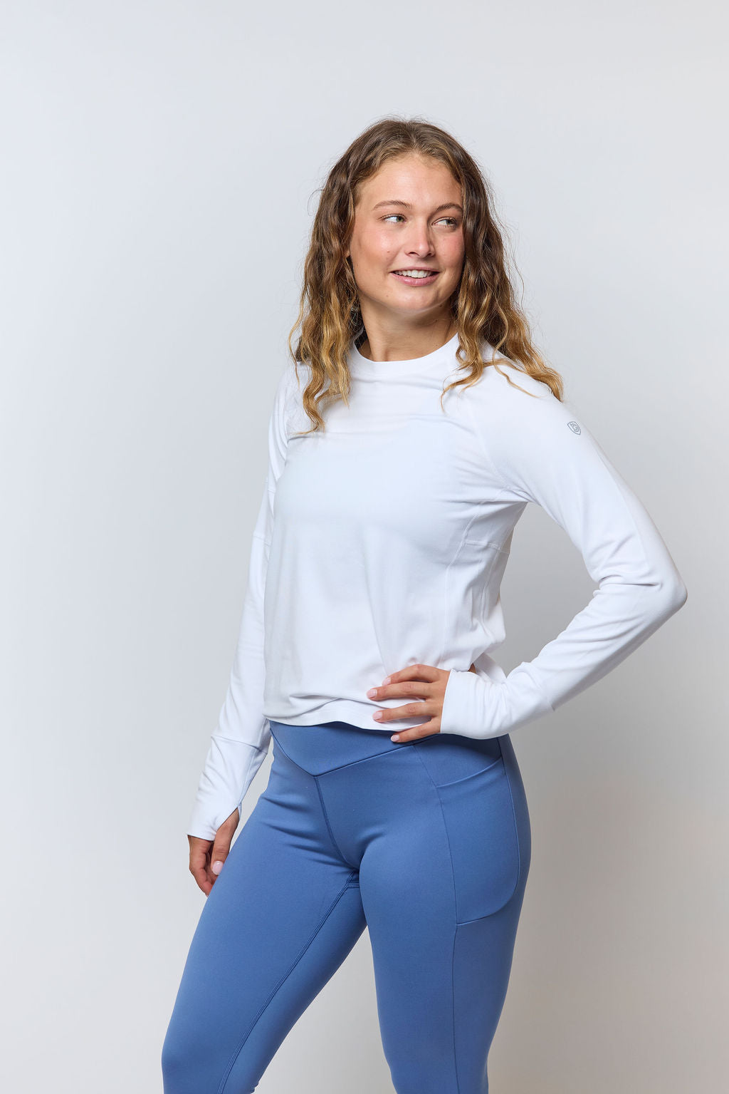 Women's Go Again Full Length High-Rise Pocket Leggings - Image 2