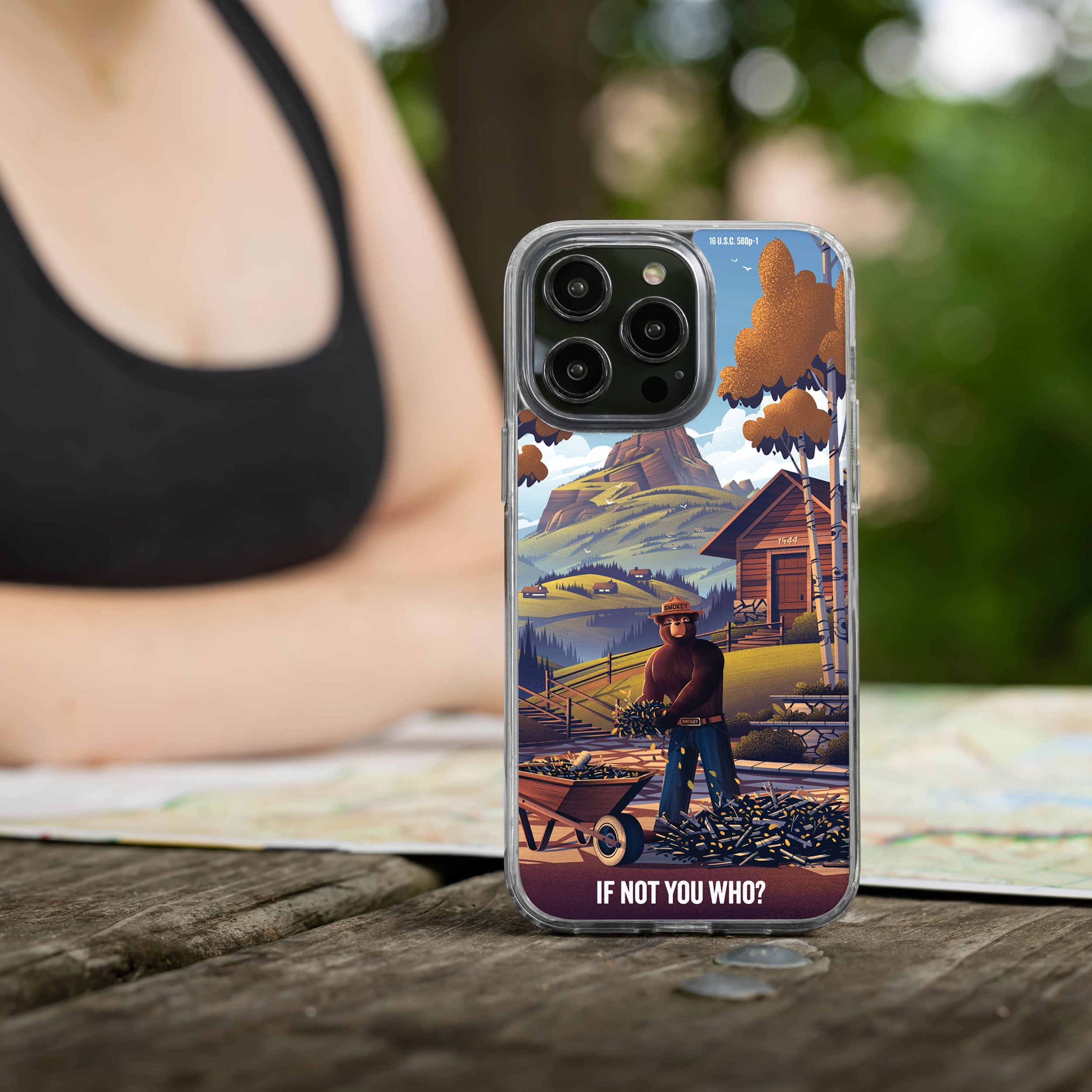 Smokey Bear iPhone 11 Series Case - Vintage Outdoorsy Protection