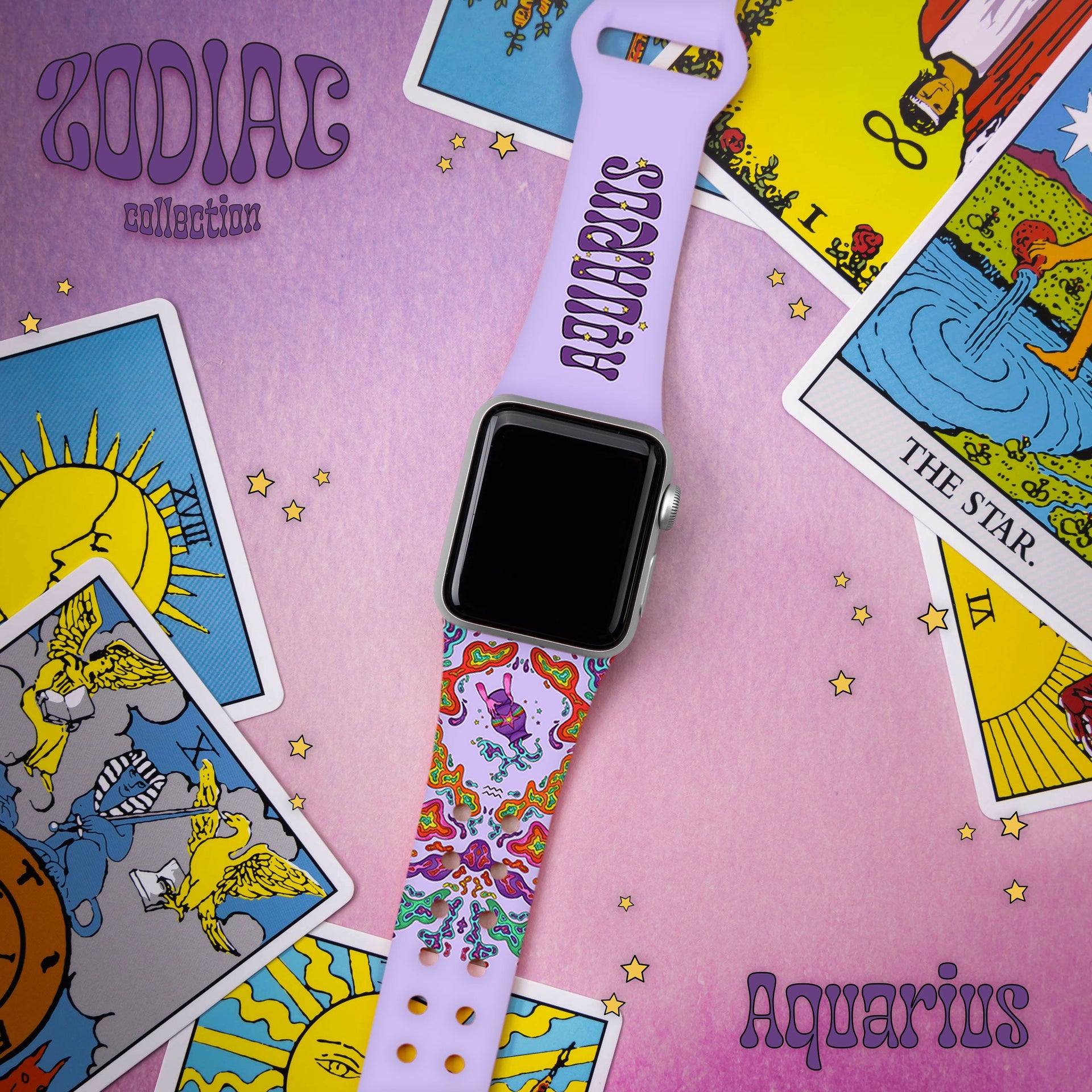 Zodiac Collection HD Apple Watch Band with Psychedelic Art