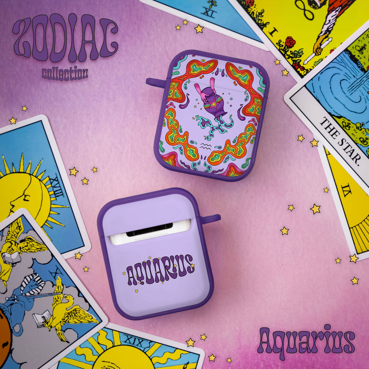 Zodiac Collection Protective Case for Apple AirPods Gen 1 & 2 - Image 10