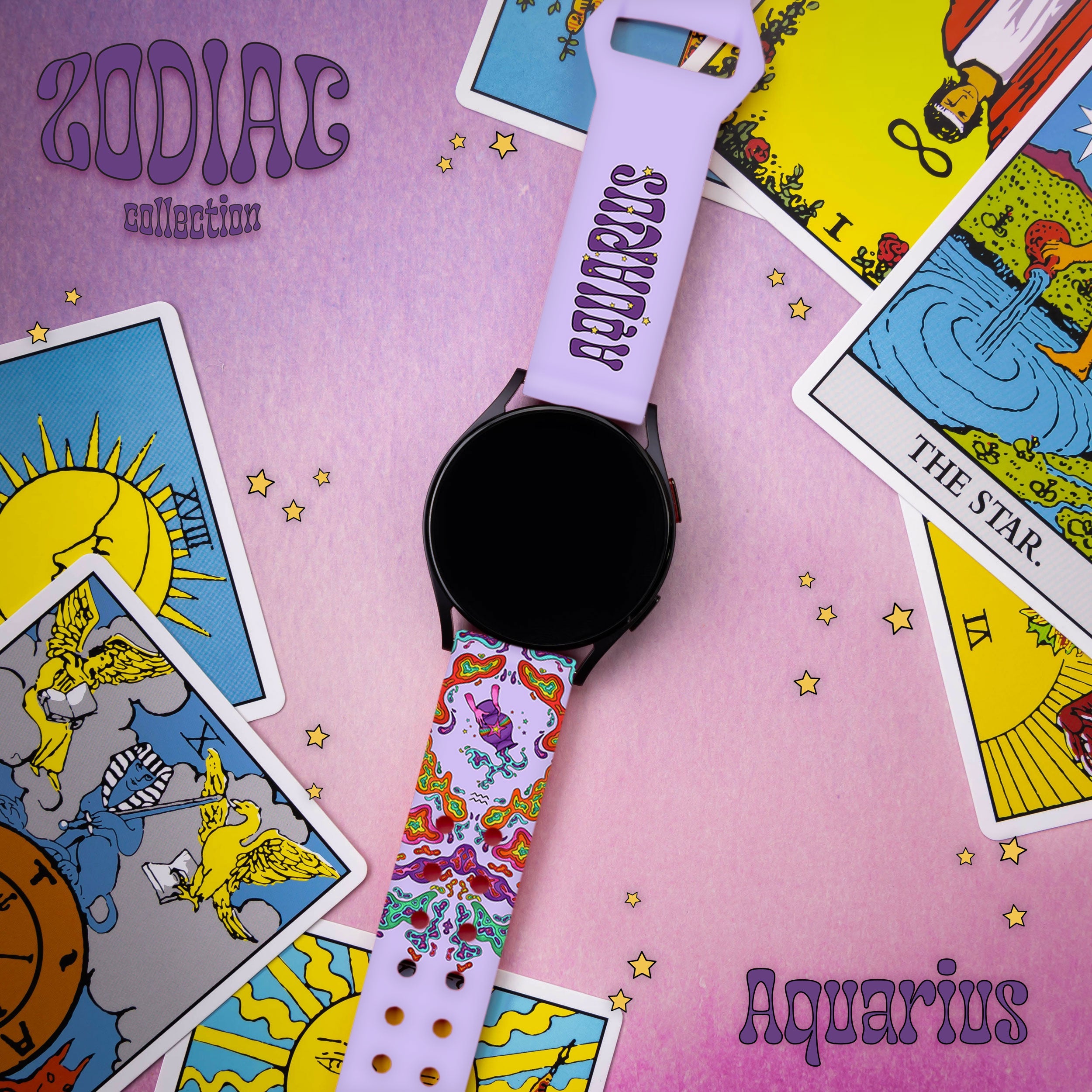 Zodiac Collection HD Watchband for Samsung Galaxy 20mm Watches
