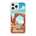 National Parks Arches HD Apple iPhone 14 Series Mag-Safe Phone Case