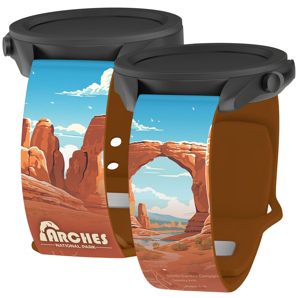 National Parks Arches HD  Watchband for Samsung, Garmin, Fossil, and More