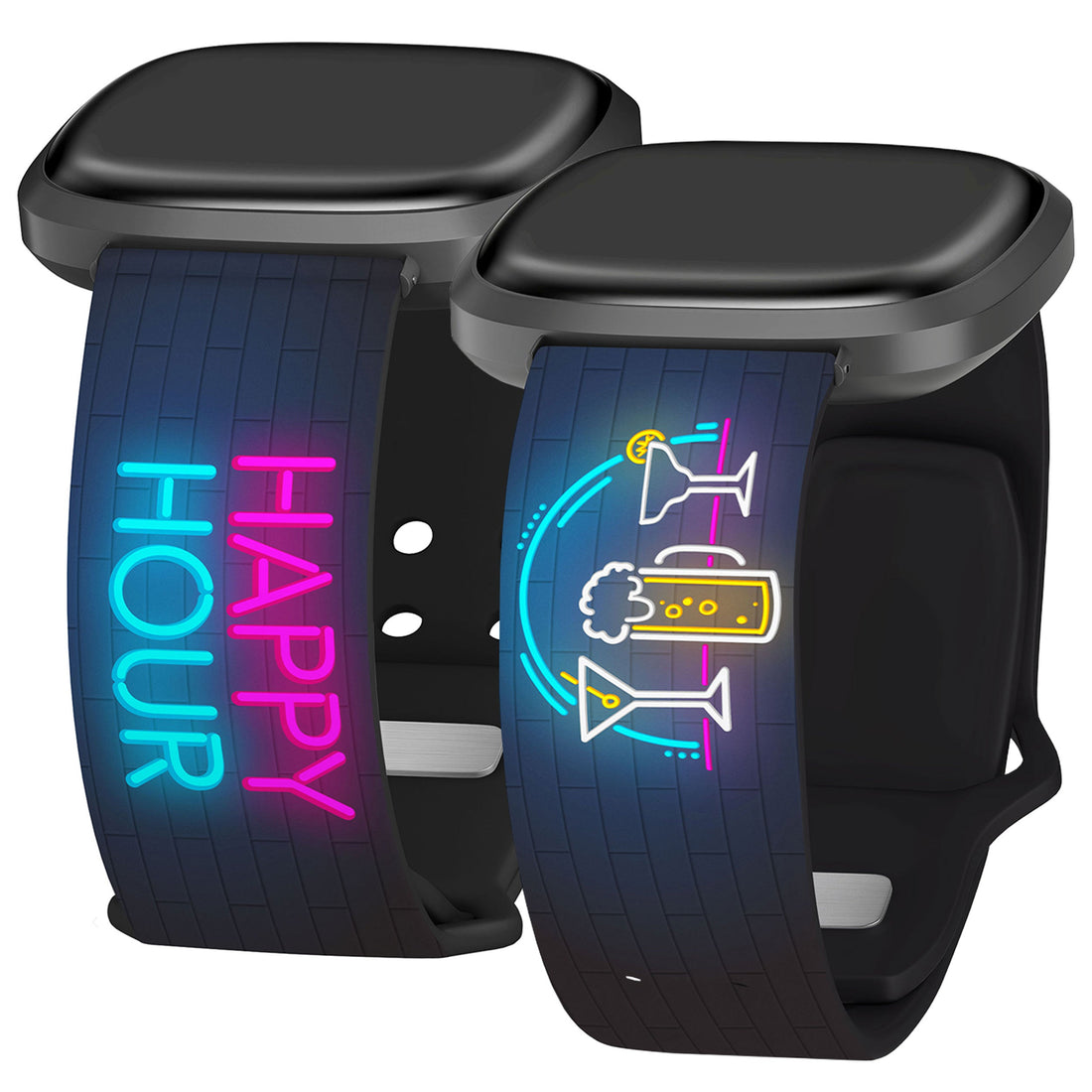Wine Beer & Booze Champagne Watch Band for Fitbit Versa 3 Sense