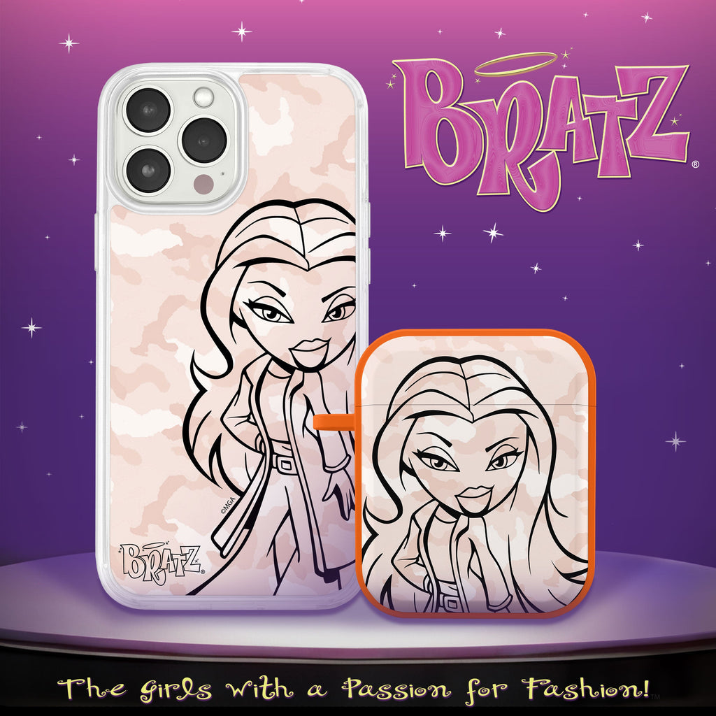 Bratz® Passion For Fashion HD Apple iPhone 15 Mag-Safe Phone Case and AirPods Gen 1 & 2 Combo Package