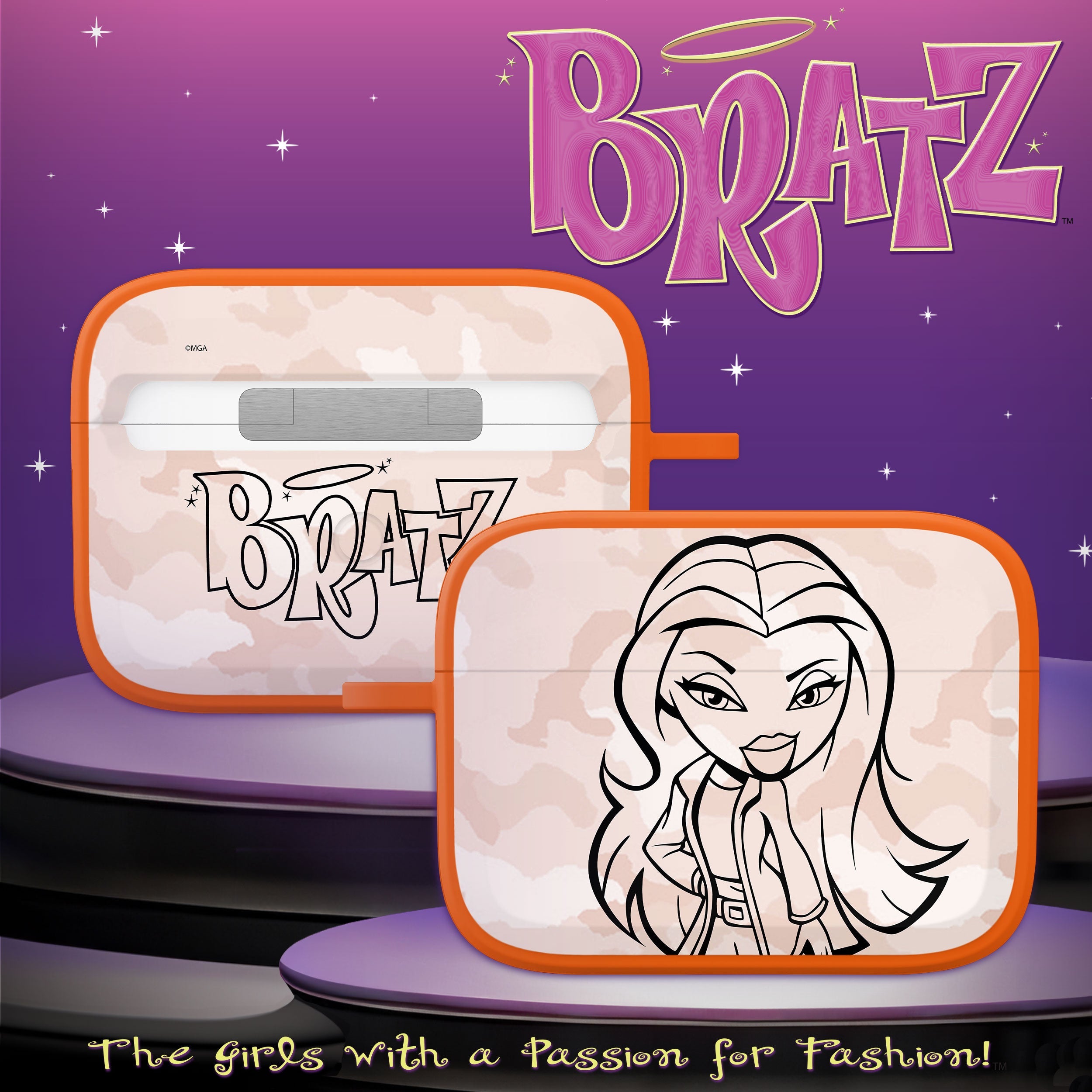 Bratz® Passion For Fashion HDX Apple AirPods Pro 1 & 2 Case Cover