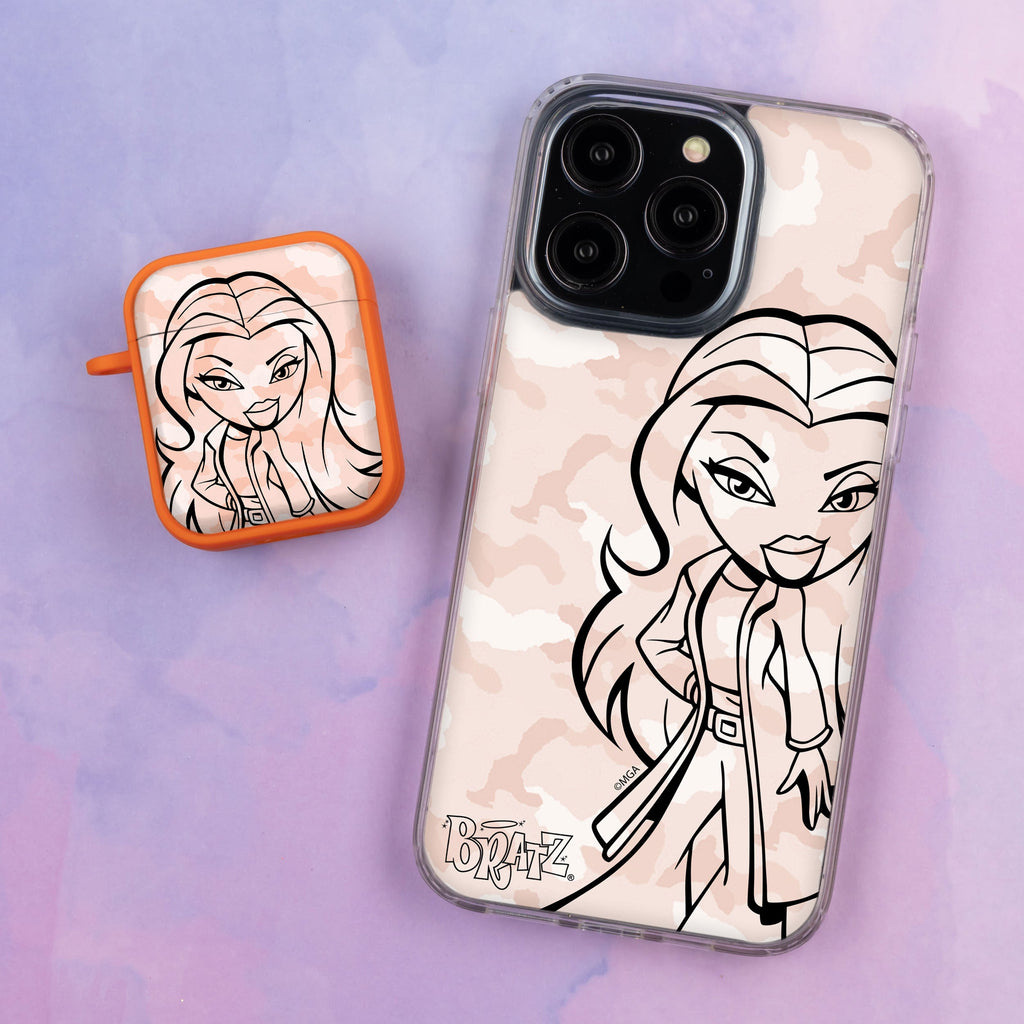 Bratz® Passion For Fashion HD Apple iPhone 15 Mag-Safe Phone Case and AirPods Gen 1 & 2 Combo Package