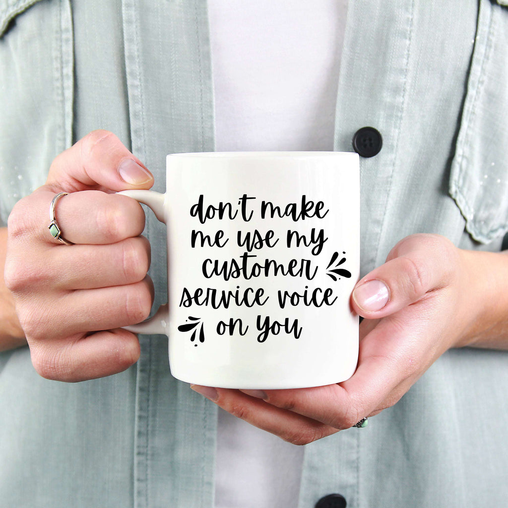 Customer Service Voice Mug