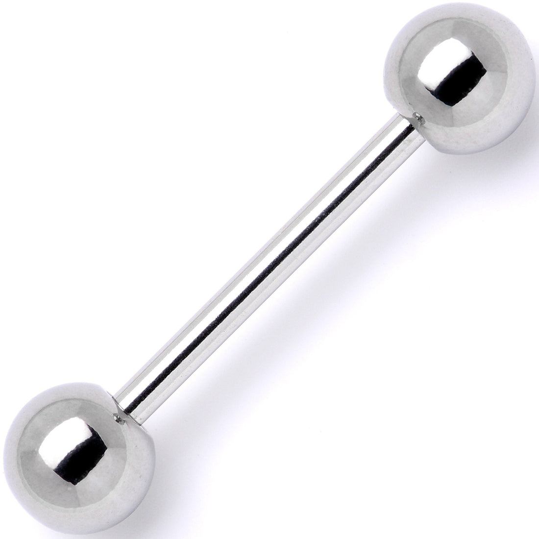 14G Stainless Steel Barbell Tongue Ring 5/8 6mm