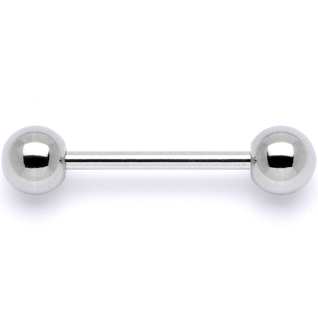 14G Stainless Steel Barbell Tongue Ring 5/8 6mm