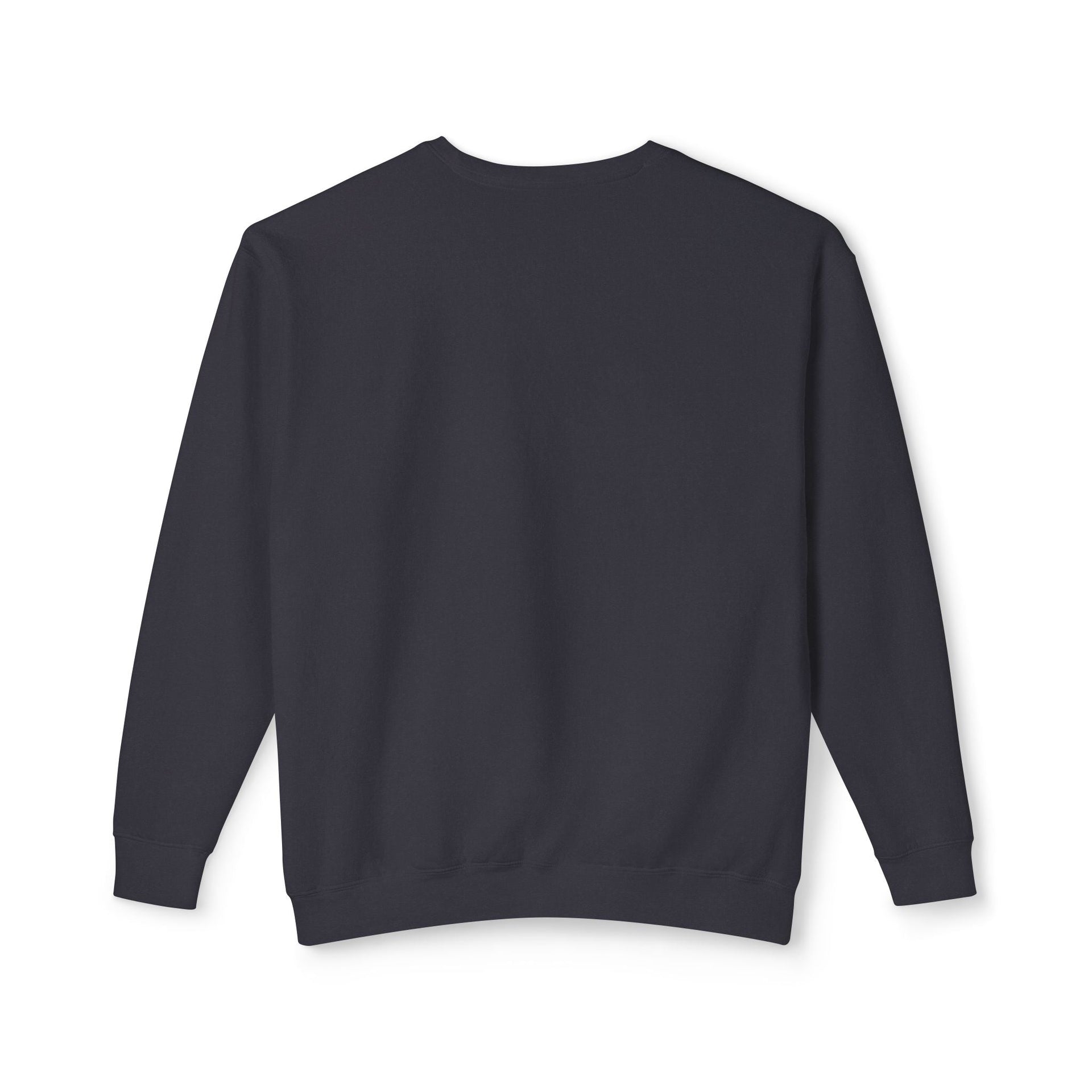 Unisex Lightweight Crewneck Sweatshirt in Charcoal and Cream
