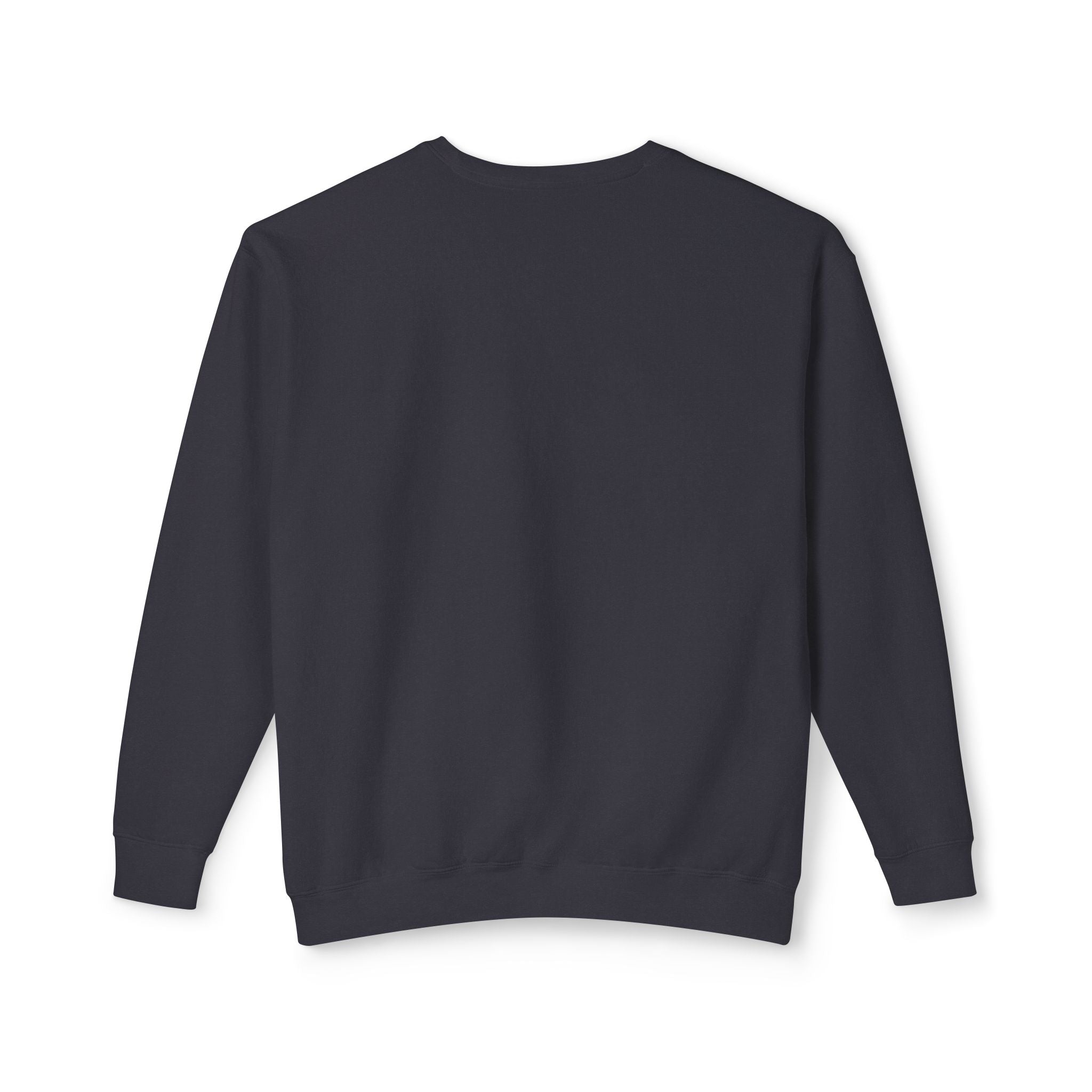 Unisex Lightweight Crewneck Sweatshirt in Charcoal and Cream