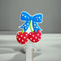 Star-Spangled Cherries Straw Topper