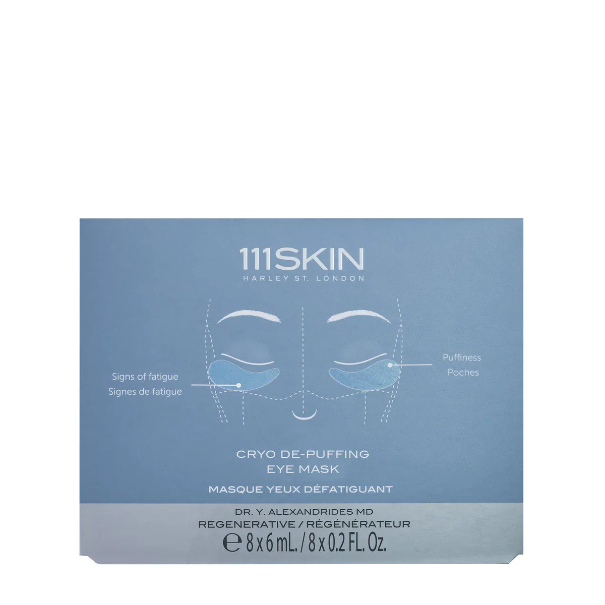 111SKIN Cryo De-Puffing Eye Mask box for cooling eye treatment