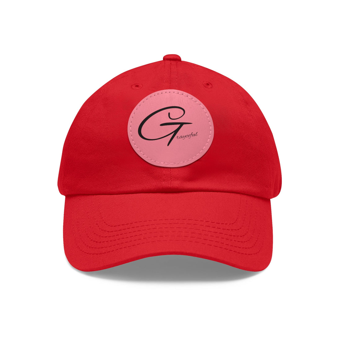 Unstructured Cotton Baseball Cap with Minimalist Leather Patch