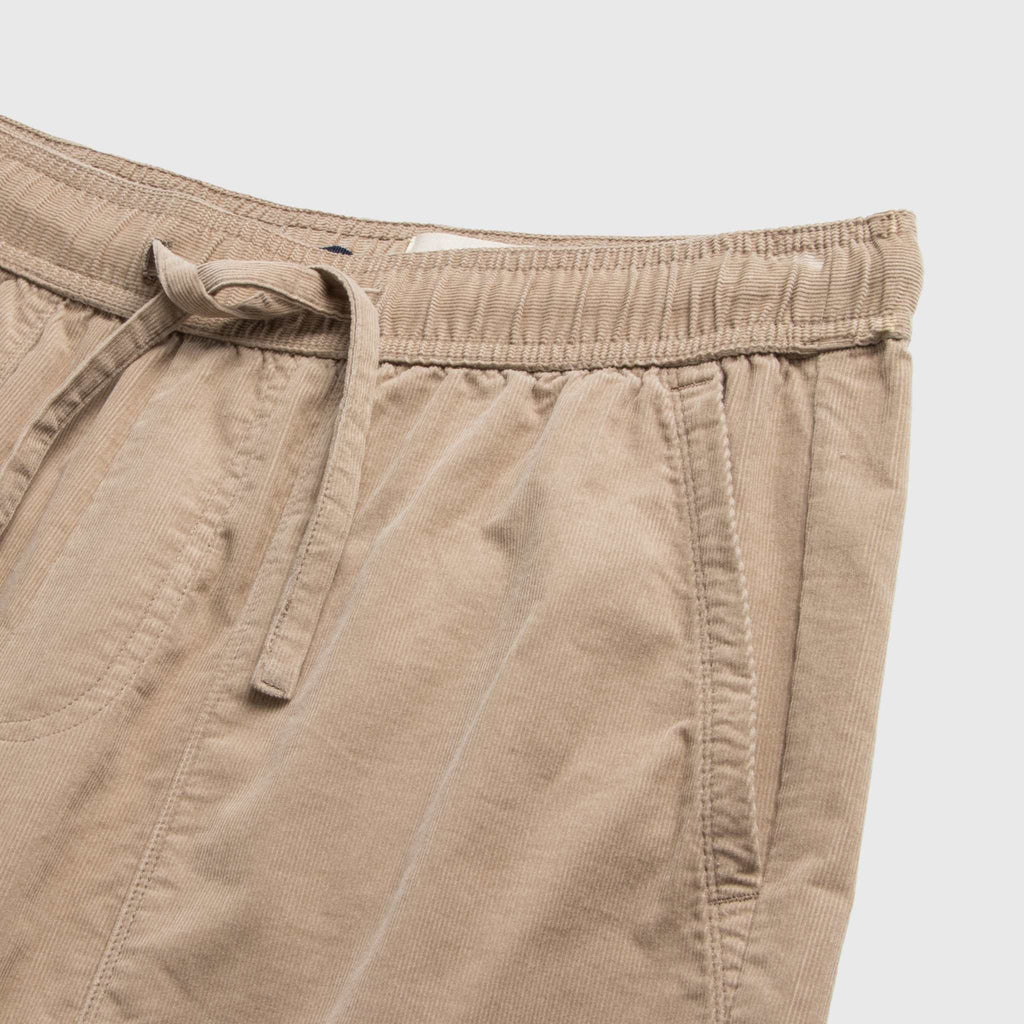 Tyler Corduroy Short - Chinchilla