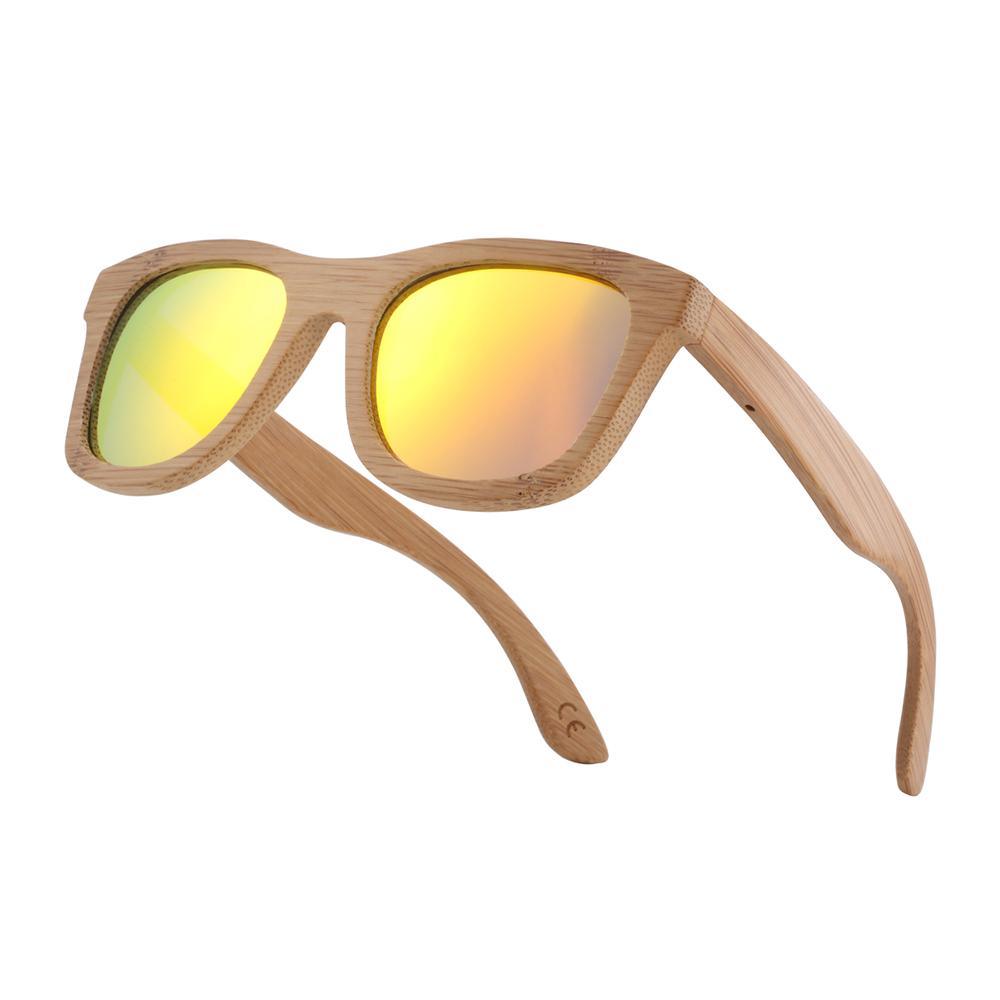 Handmade Bamboo Wood Polarized Sunglasses for Men & Women