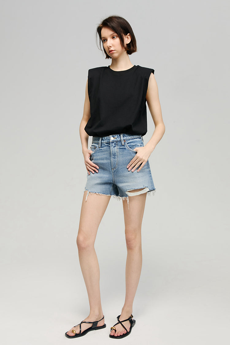 Sun-Kissed Vintage Cut Off Shorts HJ115