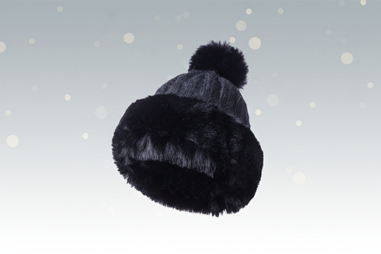 Women’s Winter Princess Mongolian Hat – Warm Plush Fur Fashion Hat