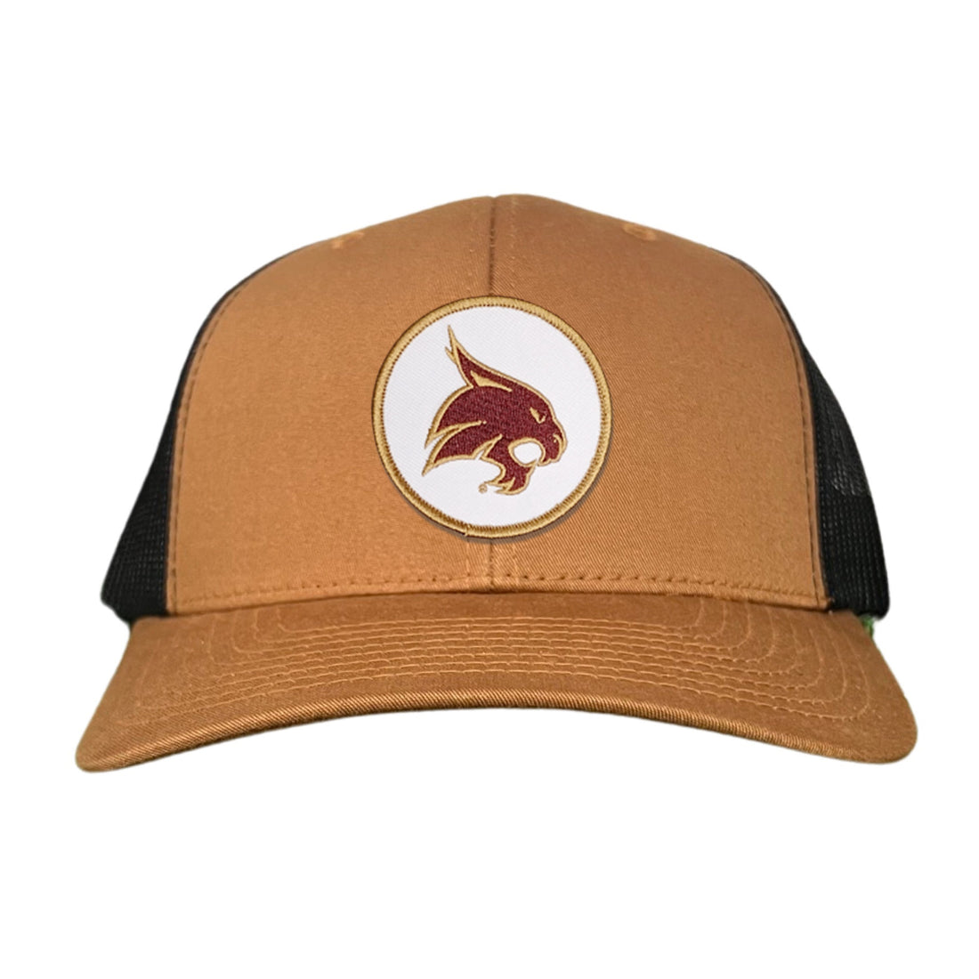 Texas State University Bobcat Supercat Circle Patch Snapback Hat